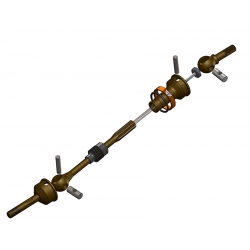 Spline drives with uprights - set