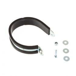Pipe clamp with rubber...