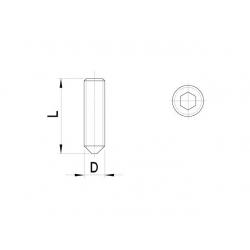 Stelbout met punt (5 st)