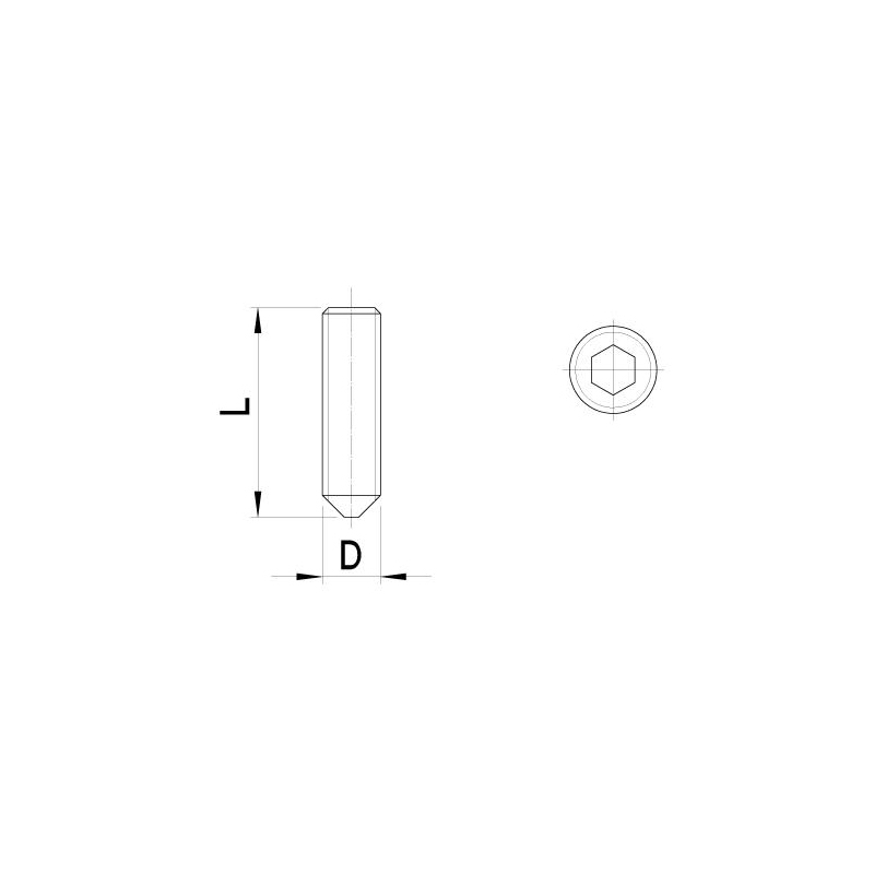 Stelbout met punt (5 st)